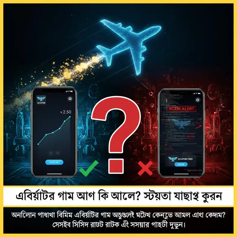 এভিয়েটর গেম অ্যাপের সত্যতা যাচাই